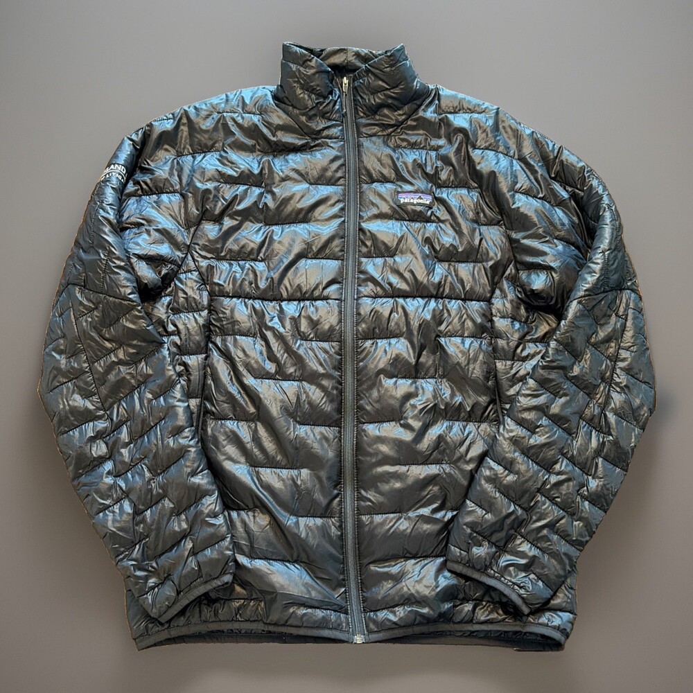 Patagonia Micro Puff Jacket Mens Black M Puffer Ultralight Quilted Lightweight